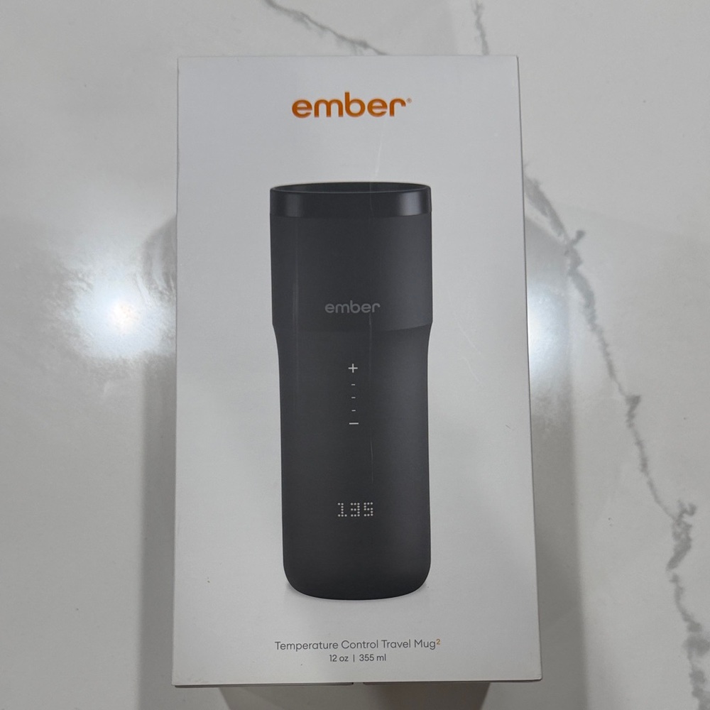 NWT Ember 12oz Black Temperature Control Travel Mug 2